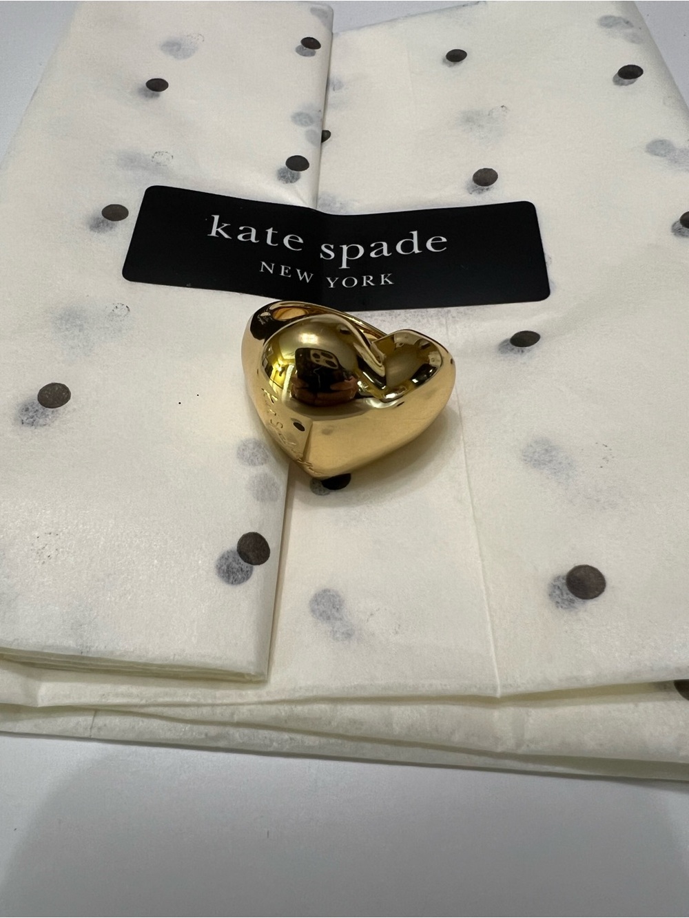 kate spade Gold Heart Ring